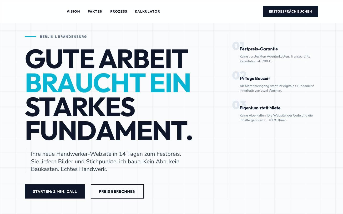 meinbetriebonline — Redesign-Konzept